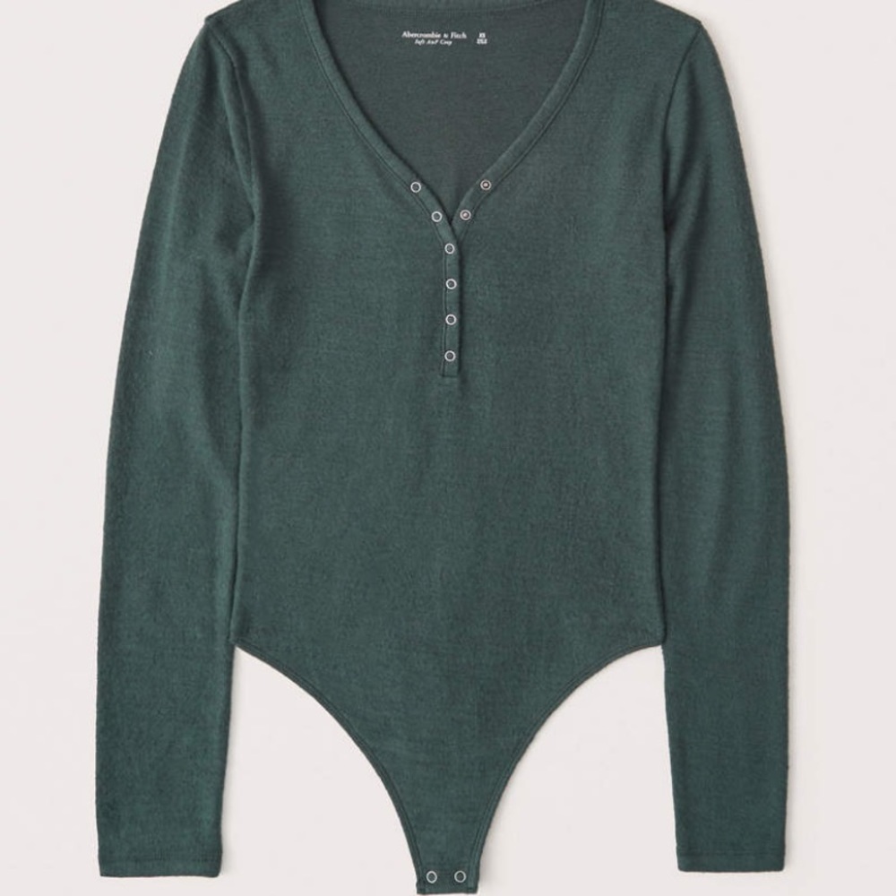 A&F soft AF cozy long sleeve body suit